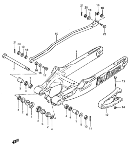 RM500 Маятник задний