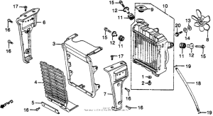 GL500I Radiator + cooling fan