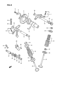 LS650 Распределительный вал-клапаны
