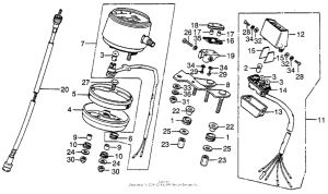 XL175 Спидометр