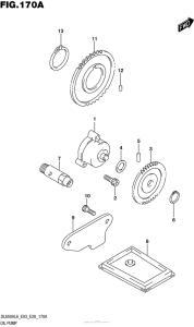 DL650 (ABS) Масляный насос