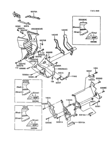 ZX900 Cowling lowers(1 / 3)
