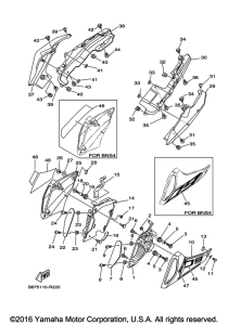 FZ09 Боковые обтекатели