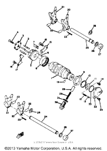 RD350B Копирный вал