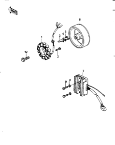 KZ1000 Generator / regulator