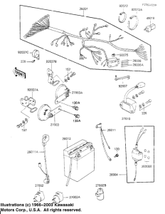 KZ700 Электрика