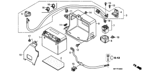 XL700V (ABS) Аккумулятор