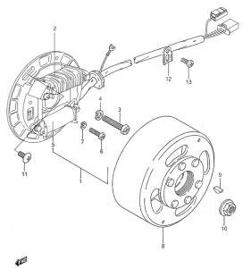 RMX50 Зажигание