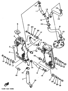 WR250Z Radiator. hose