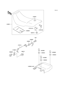 EX500 Сиденье