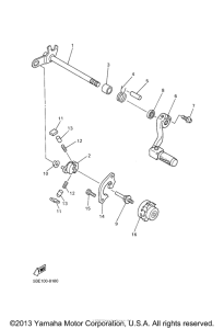  Вал переключения