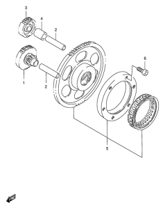 VS1400 Муфта стартера