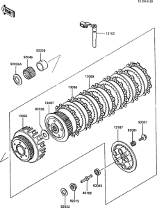 ZX600 Сцепление