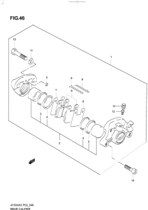 AY50 Задний суппорт