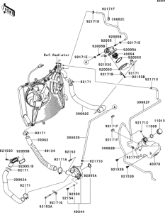 ZG1400 Патрубки охлаждения