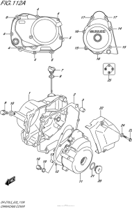 DR-Z70 Боковые крышки