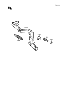  Педаль тормоза