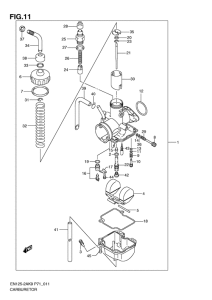 EN125-2 Carburetor assy