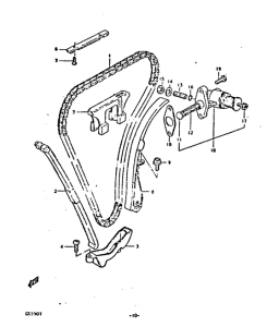 GS550 Держатель направляющей