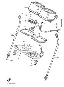 XT600H (33.OKW) Приборы