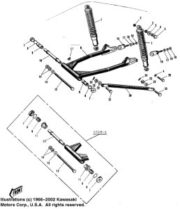  Swing arm / shock absorbers