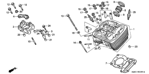 NV400 Головка цилиндров