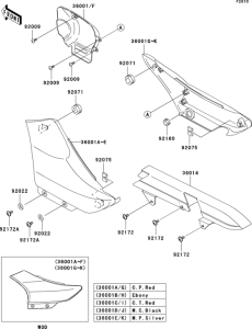 BN125 Side covers / chain cover(1 / 2)