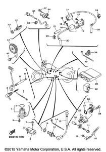 XVS950CR Электрика 1