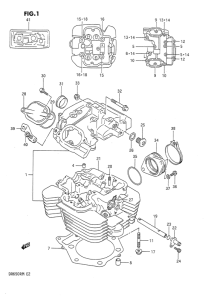DR650 Головка цилиндров