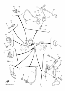XVS950A Электрика 1