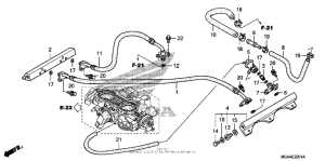 GL1800 (ABS) Throttle body (tubing)