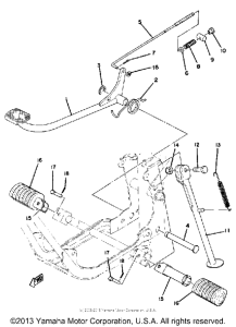 MX80J Stand - footrest