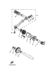 QA50 Ножной стартер
