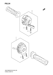GSX-R600 Рулевой переключатель
