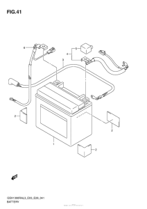 GSX1300R (ABS) Battery (Gsx1300Ral3 E03)