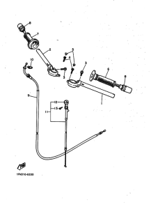  Рулевой рычаг и кабель