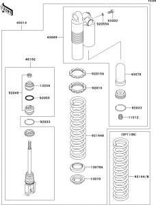 KX125 Амортизатор