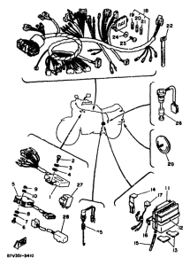 RD350F Электрика 1