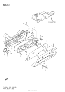 AN650 Final Gear Case