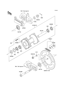  Задняя втулка