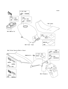 EX500 Лейбл предостережения