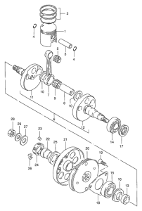 TS50 Вал коленчатый