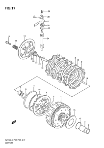GZ250 Бендикс