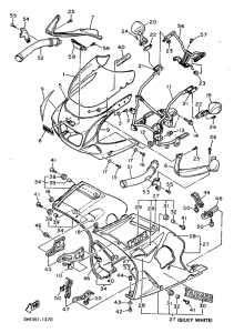 FZR600 Обтекатель 1