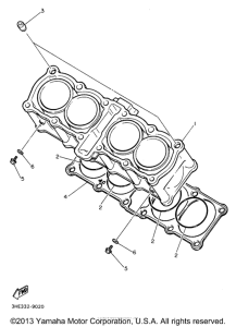 FZR600RHC Цилиндры