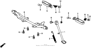 Z50R Подножка