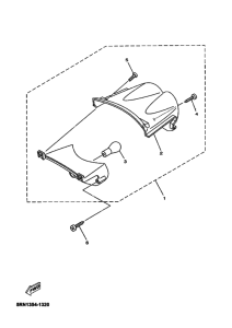 YN50 Taillight unit ass`y