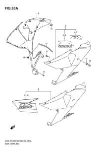 GSX-R1000 Side cowling