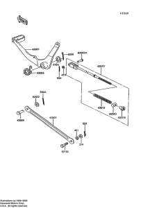 KE100 Педаль тормоза