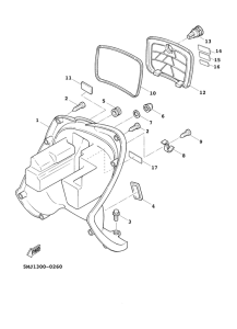 XC125FI Ветровое стекло